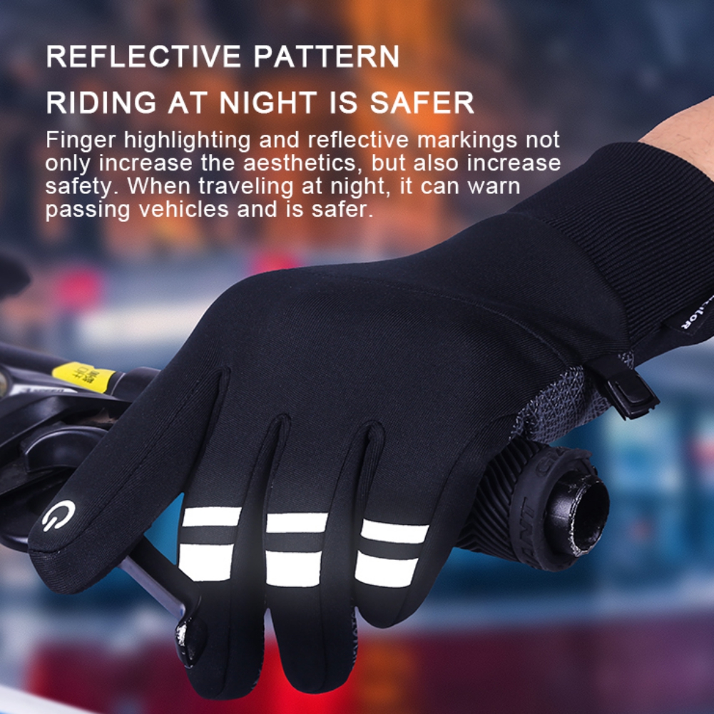 WMOSS Work Gloves Touch Screen Flex Grip Winter Gloves Warm Fleece Driving  Gloves Windproof Outdoor For Men Women,Black (Medium)