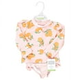 thumbnail image 2 of Hudson Baby Girls Swim Rashguard Set, Citrus Orange, 12-18 Months, 2 of 4
