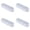 Clear*4, variant on Clear Polypropylene Storage Containers Box with Hinged Lid for Pencils, Pens,Accessories,Crafts,Learning Supplies,Makeup Brush,Screws,Drills,7" x 1.7" x 0.9", Pack of 1-4,Clear,18x4x2cm
