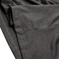 thumbnail image 7 of DGXTA Men's Cotton Linen Shirt Casual Loose Long Sleeve V Neck Lace Up Tee Shirts Summer Top, 7 of 7