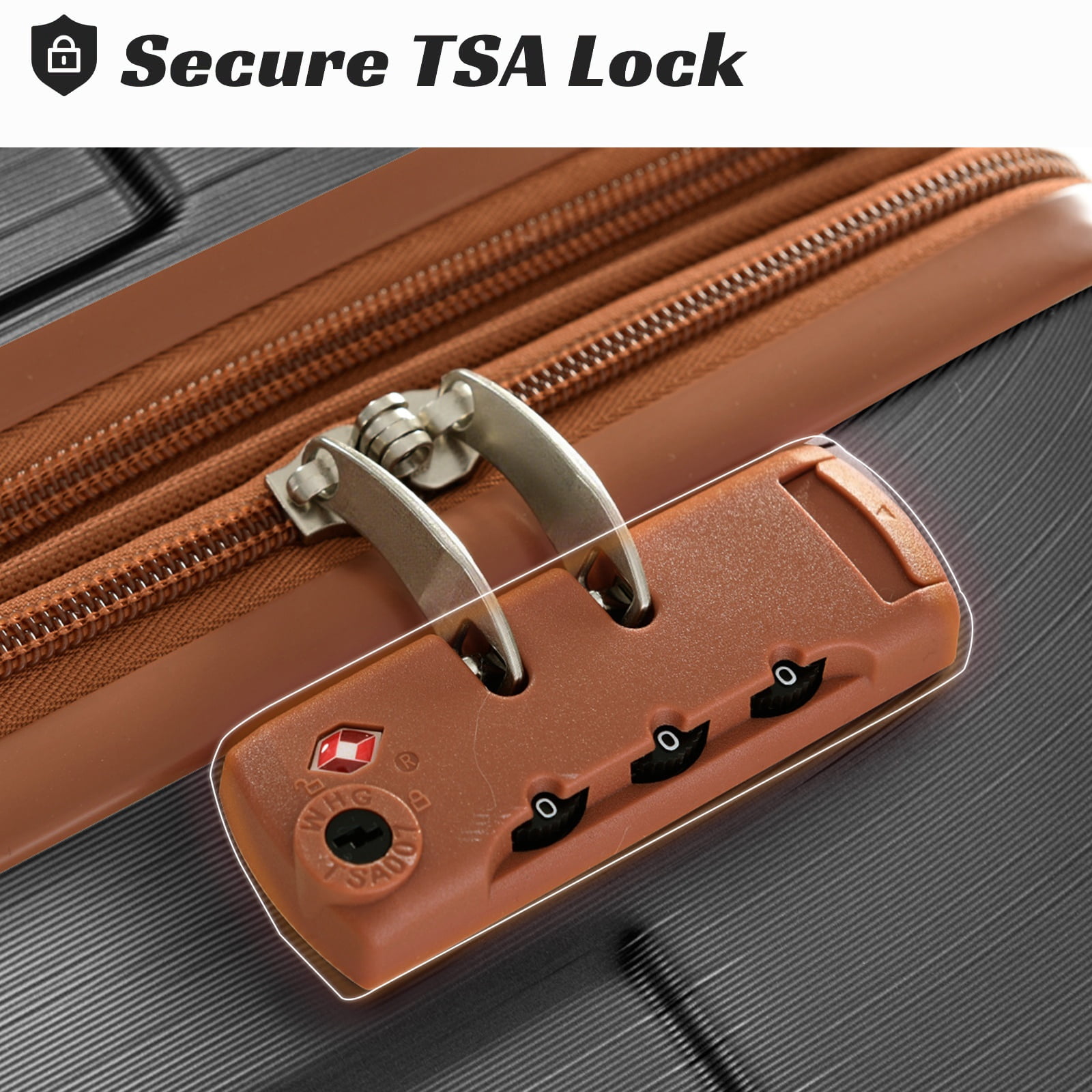 2-Piece Luggage Set, 20" & 28", ABS Hard Shell, Expandable 25%, TSA Lock, 360° Spinner Wheels