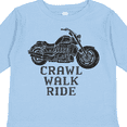 thumbnail image 4 of Inktastic Crawl Walk Ride Motorcycle Boys or Girls Long Sleeve Toddler T-Shirt, 4 of 5