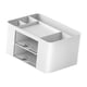 thumbnail image 2 of Organizador de escritorio de oficina con soporte para bolígrafos de mesa con cajones, para sujetar marcadores y bolígrafos. Blanco, 2 of 9