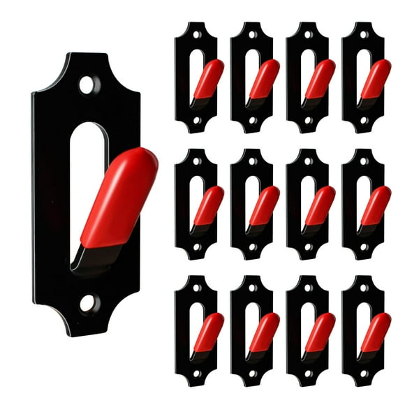 Colgador LAJIAOZ con forma de calavera, 12 unidades, protector rojo