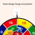 thumbnail image 4 of Walbest Kids Dart Board Sure Here's A Product Title for Listing 1 Set Gooey Ball Dart Board Sticky Balls Colorful Print Wall-mounted Kids Decompression, 4 of 8