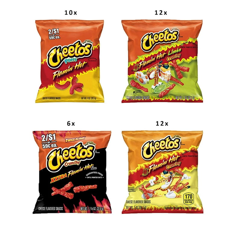 40-ct 1-oz Cheetos Flamin' Hot Variety Pack