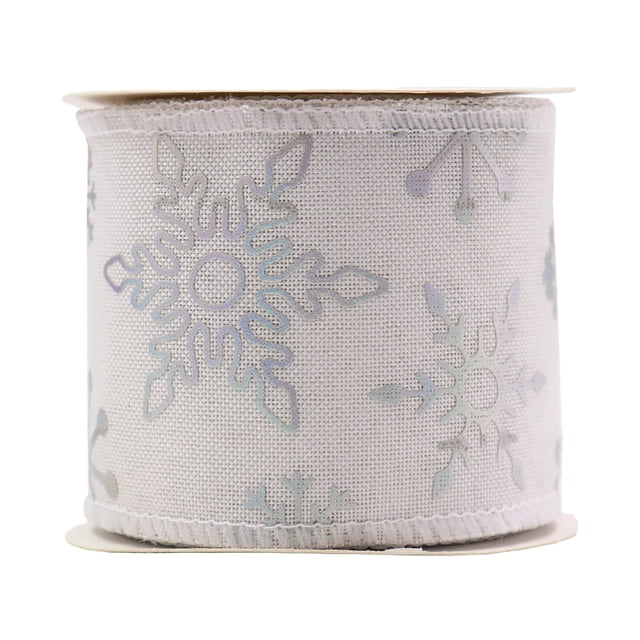 Visland Christmas Ribbons Colored Ribbon Holiday Ribbon Decorations Rustic Fabric Ribbons Crafters Holiday Ornaments 1Roll/5Yard