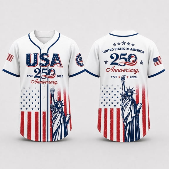 LEKWK 250Th Anniversary USA Shirts for Men V Neck Breathable American Flag T-Shirt Short Sleeve Loose 4Th of July Shirt 250 Years Birthday Patriotic Tops