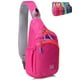 thumbnail image 1 of Peicees Mochila pequeña con bandolera, impermeable, unisex, bandolera en el pecho, 1 of 5