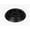 Black, variant on Alno A616-14-PC Charlie's 1-1/4" Round Solid Brass Cabinet Knob Backplate - Chrome