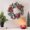 Red, variant on YingYouFu Christmas Wreath, with Berries Pines s Red Balls Decor, for Door Window Indoor Outdoor Use, Festive Holiday Wreath for Porch, Xmas Decorations Centerpiece,