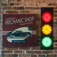 thumbnail image 4 of PANLAVIE Traffic Light Wall Lamp Remote Control Retro Kids Bedroom Stop Light, Plug in Industrial LED Wall Sconce, Vintage Fun Signal Light for Home Office Bar Garage Car Room Decor Christmas, 4 of 6