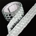 thumbnail image 1 of 90x1/3cm Self-Adhesive Real Glass Mirror Mosaic Tiles Bulk Mini Square Round Glass Craft DIY Handmade Crafts Home Office Decor1cmChina He Qiyong unisex, 1 of 1