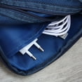 thumbnail image 2 of GOOHOCHY Organizador universal de cables y cargadores a prueba de golpes, estuche para guardar ratones, teléfonos, auriculares y estuche de viaje, tamaño pequeño (azul oscuro), 2 of 8