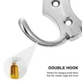 thumbnail image 5 of IBASETOY 4pcs Modern Coat Hooks Silver Zinc Alloy Organizing for People with Simple Lifestyle, 5 of 5