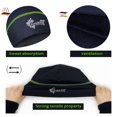thumbnail image 5 of Evridwear Reflective Lightweight Running Beanie, Cycling Hat, Skull Cap Helmet Liner (1 Piece Lime), 5 of 9