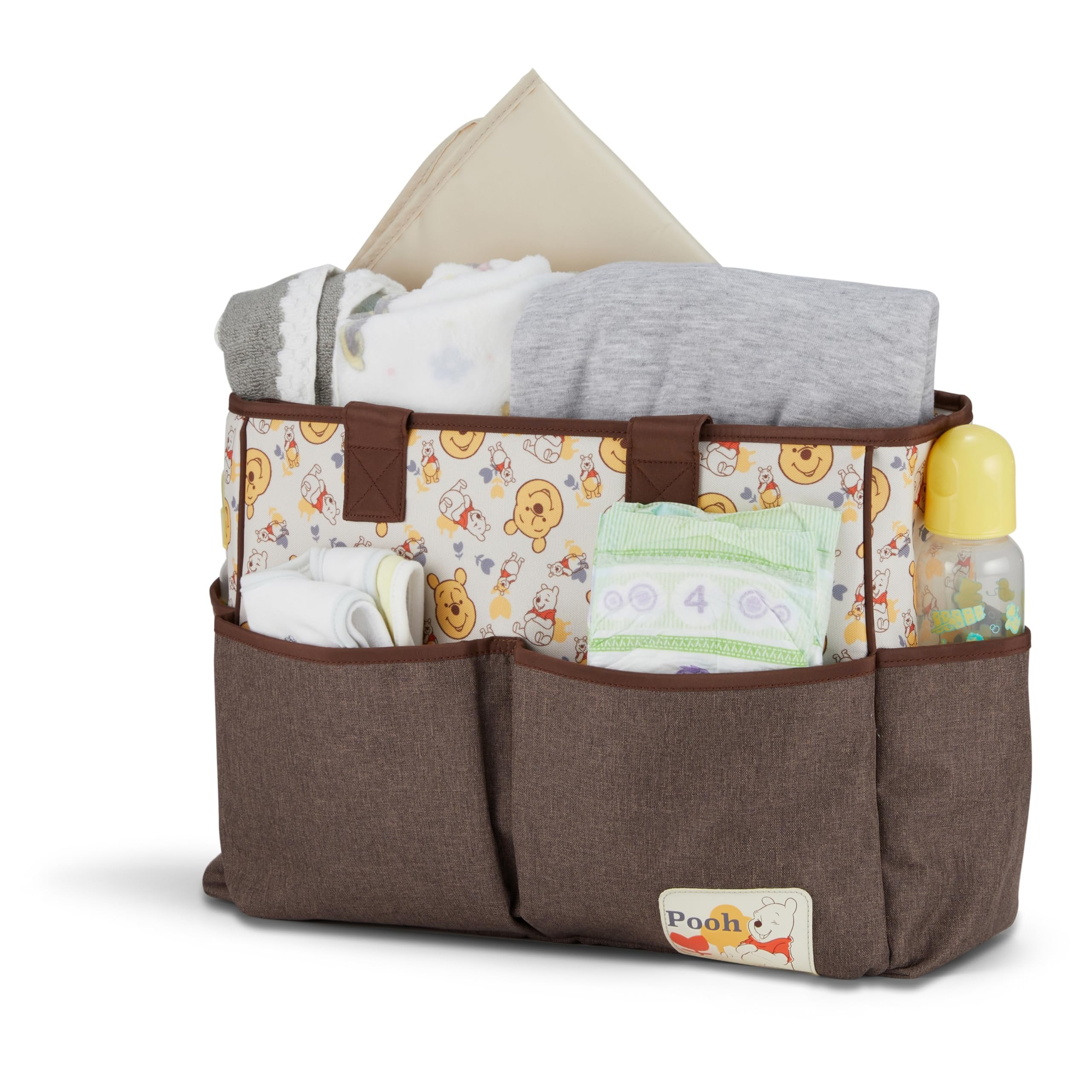 Disney Baby Multi Functional Travel Tote Diaper Bag with Changing Pad Winnie The Pooh Toss Head Walmart