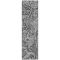 thumbnail image 2 of Addison Rugs Chantille Indoor/Outdoor Transitional Paisley Gray Washable Runner Rug, 2'3" x 7'6", 2 of 6