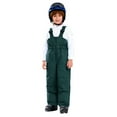 thumbnail image 4 of CPNG Kid's Boys Girls Snow Bib Pants Winter Windproof Ski Pants Outdoor Thickened Insulated Warm Snow Ski Bib Overalls(Blackish Green,5-6 Years), 4 of 7