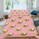 thumbnail image 2 of Aguacate Conjunto de sábanas temático, trío de piezas, cómodo y amigable con la piel, diseño único, regalo de decoración para el hogar para familiares, amigos y fans,135cm *200cm, 2 of 6