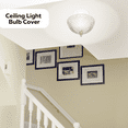 thumbnail image 3 of Evelots Clip On Shade for Ceiling Light Bulb or Lamp-Antique-Diamond Cut-Acrylic, 3 of 6