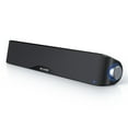 thumbnail image 1 of Computer Speakers, HiFi Sound Quality Computer Sound Bar, USB Powered PC Speakers, Bluetooth 5.0 and 3.5mm Aux-in Computer Speakers for Desktop, Laptops, PCs, Phones, Tablets, Xb, 1 of 7
