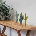 thumbnail image 4 of SHINYPASING 3Pcs Cactus Statue Home Simulated Cactus Ornament PVC Office Decoration Sand Table, 4 of 6