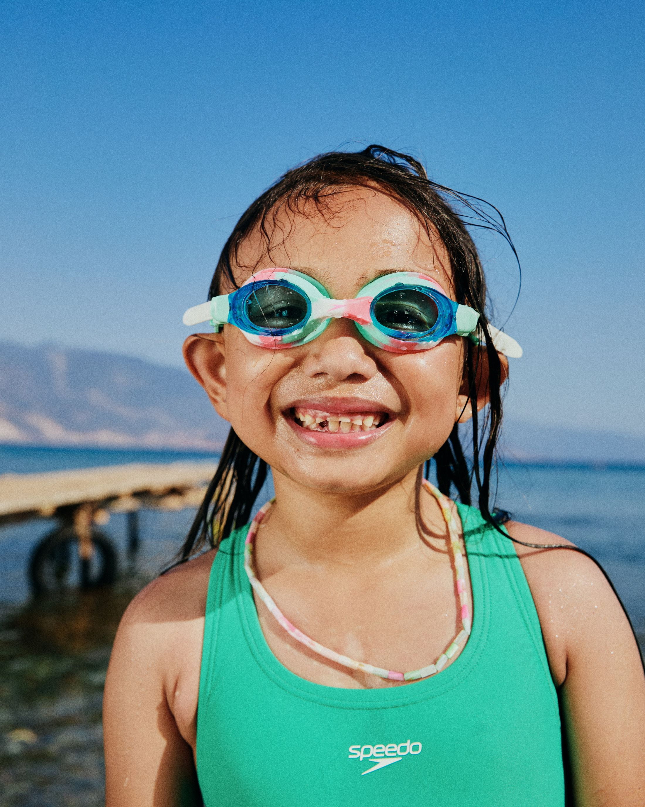 Speedo Kids Clipper Swim Goggle, Soft Fit with Anti‑Fog and UV Protection, Ages 3–6