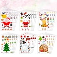 thumbnail image 7 of 24pcs Christmas Face Stickers Set, Creative Holiday Decals for Home, Car, Shop Decoration, 6 Unique Styles, 4 Pieces Each, 7 of 7