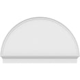 thumbnail image 3 of Ekena Millwork 54"W x 33-3/4"H x 2-3/4"P Half Round Smooth Architectural Grade PVC Combination Pediment, 3 of 7