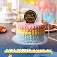 thumbnail image 3 of Exquisite Confetti Happy Birthday Cake Candle, 1 Count, 5.4" x 3.7" Colorful Party Cake Topper Decoration, 3 of 6
