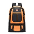 thumbnail image 2 of Xihbxyly Mochila Expandible, Gran Capacidad (56-75 L), Tela Oxford Resistente, Diseño Multibolsillos, Ideal para Montañismo, Camping y Viajes Al Aire Libre. Rojo, Azul, Negro y Naranja. Medidas: 36,5, 2 of 7