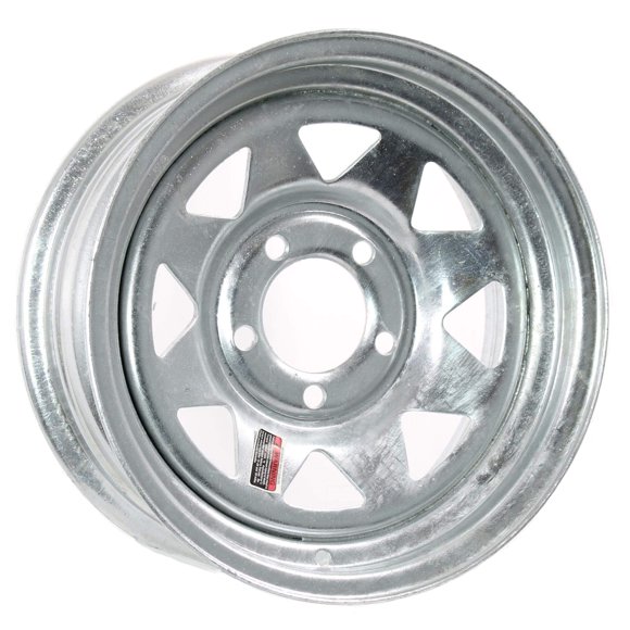 eCustomrim Trailer Wheel Rim 14X5.5 5 Lug On 4.5 Galvanized Spoke