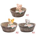 thumbnail image 4 of Cute Animal Meaty Flower Pot American Country Style Succulent Pots Resin Mini Flower Pot, 4 of 10