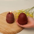 thumbnail image 2 of GFDYREE Chestnut Candle Mold Chestnut Mold Chestnut Resin Casting Mold Resin Making Molds Silicone Mold for Candle Home Decorate Mold Candle Making Mold 3D Animal Mold Clay Mold, 2 of 5