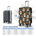 thumbnail image 4 of Disketp Cute Puppy Elastic Travel Luggage Cover Travel Suitcase Protective Cover For Trunk Case Apply To 18''-32'' Suitcase Cover-Small, 4 of 7