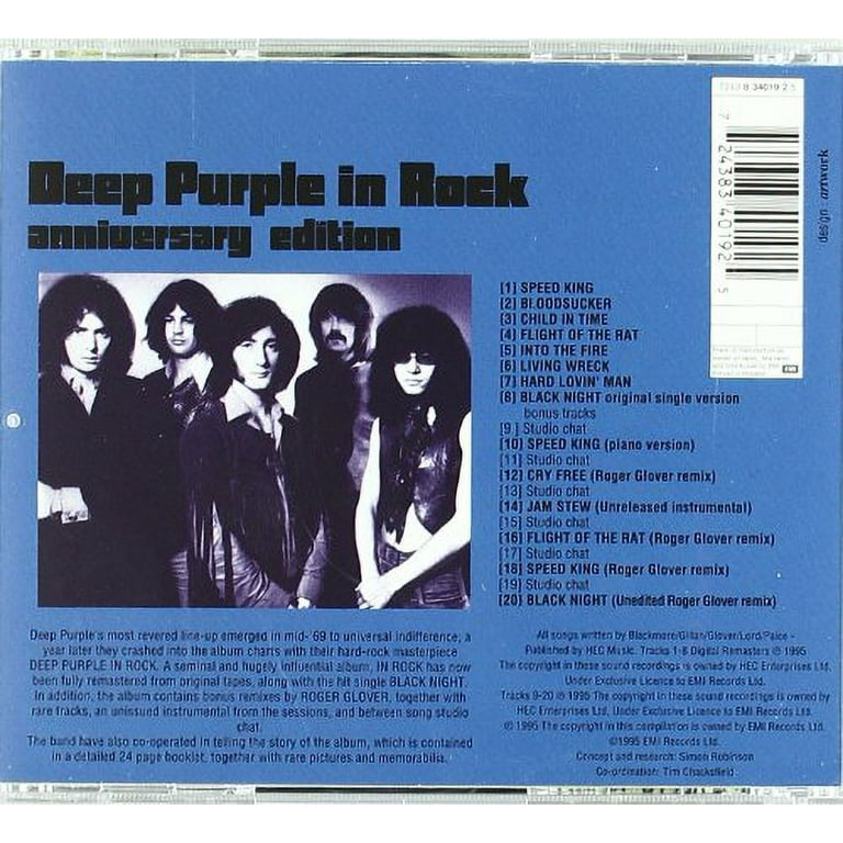 Deep Purple - In Rock - 25th Anniversary (Special Edition) - CD 