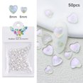 thumbnail image 1 of Pegatinas acrílicas 3D con lazo para decoración de uñas, accesorios para manicura profesional coreana, 50 piezas, 1 of 4