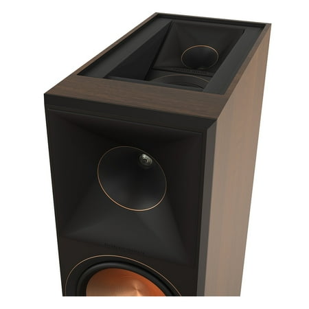 Klipsch - Reference Premiere Dual 8" 600-Watt Dolby Atmos Passive 2-Way Floor Speaker (Each) - walnut
