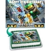 Lego Ninjago Edible Cake Image Topper Personalized Picture 1/4 Sheet (8"x10.5")