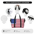 thumbnail image 4 of Travel Duffel Bag Love America Sports Tote Gym Bag Shoulder Weekender Overnight Bag For Women Men, 4 of 6