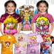 thumbnail image 2 of Camiseta Super Princess Peach-MARIO Niñas Impresión De Moda Lindo Rosa 3-14 Años Camisa De Niño Verano Manga Corta Cuello Redondo Top Fiesta Cumpleaños, 2 of 4