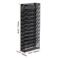 thumbnail image 3 of Wall File Rack 12 Pocket Mesh Organizer - Metal Wall Mount Folder for Office, Home & School Documents, Mail & Magazines - Label Holder Included, 3 of 9
