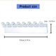 thumbnail image 3 of Wall Mounted Acrylic Necklace Organizers Wall Mounted Jewelry Organizers With Hooks For Necklaces Bracelets And Rings, 3 of 4