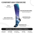 thumbnail image 2 of Sikiie Night At Lake Aurora 1 1 Pairs Compression Socks for Men and Women 15-20 mmHg Running Support Socks, 2 of 7