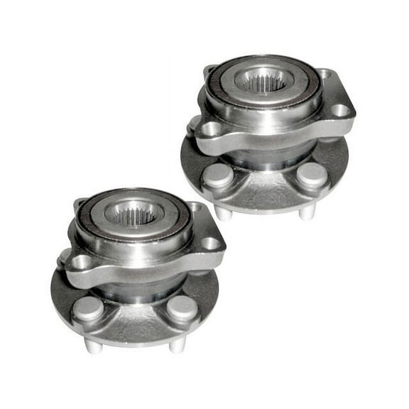 Front Wheel Hub Assembly Set - Compatible with 2009 - 2014 Subaru Forester 2010 2011 2012 2013