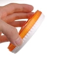 thumbnail image 3 of FRCOLOR Pilulier Rotatif Circulaire (Orange), 3.07"X3.07"X0.71 Pouces, 3 of 4