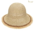 thumbnail image 6 of JASGOOD Sun Hats for Women Wide Brim Straw Hats 2025 Summer Lightweight Breathable Beach Hat for Vacation Travel, 6 of 6