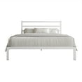 thumbnail image 3 of Castle Place Classic Twin Metal Platform Bed in White, 3 of 7