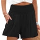 thumbnail image 3 of Pantalones Cortos Fruncidos De Verano, Pantalones Cortos De Entrenamiento, Poliéster De Moda, Elegante Bolsillo Informal Para Mujeres Para Correr Yoga EOTVIA No, 3 of 6